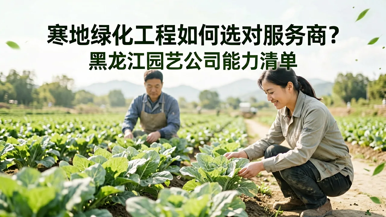 寒地绿化工程如何选对服务商？黑龙江园艺公司能力清单