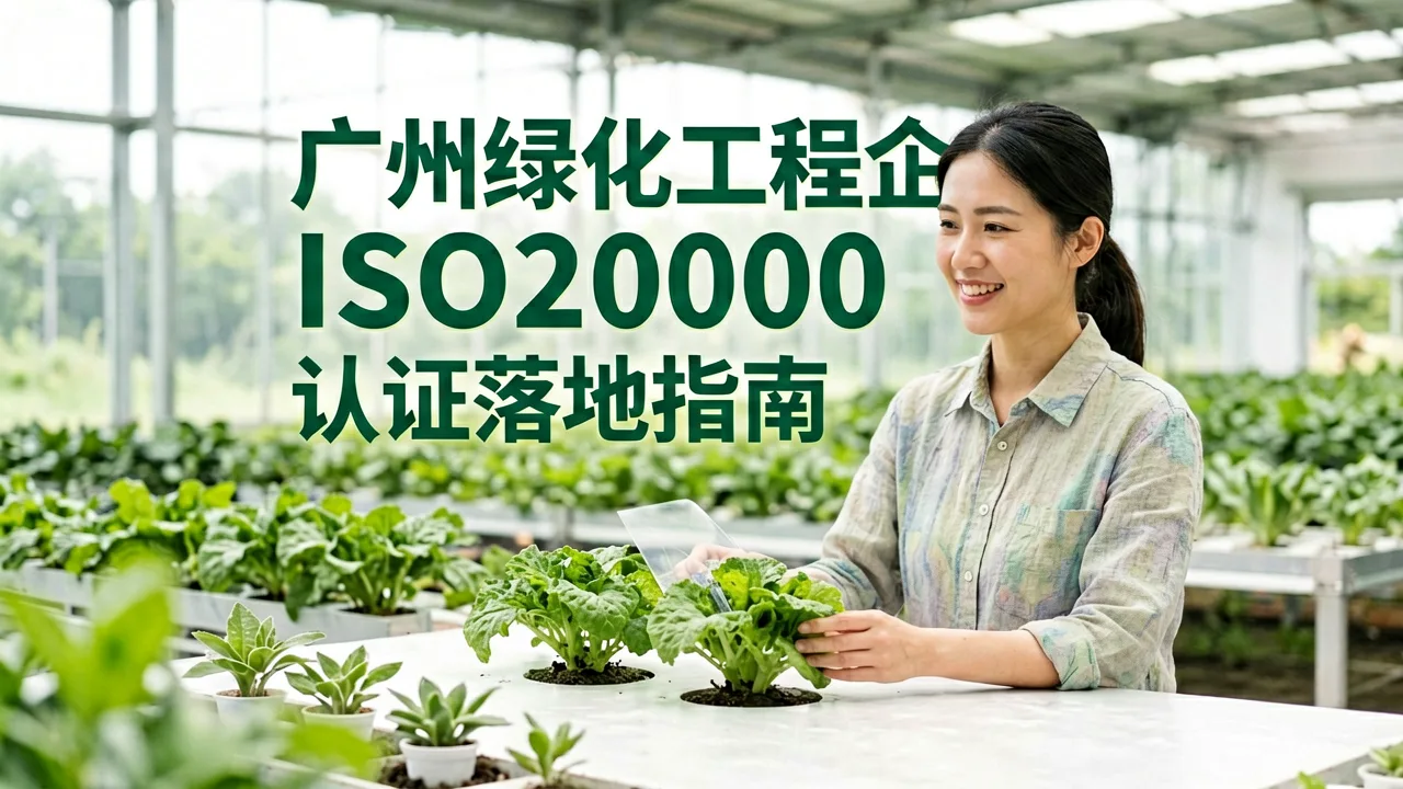 广州绿化工程企业ISO20000认证落地指南
