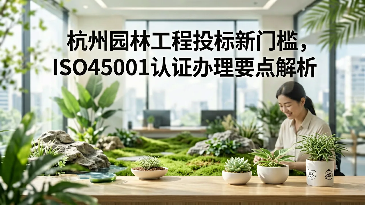 杭州园林工程投标新门槛，ISO45001认证办理要点解析